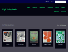 Tablet Screenshot of highvalleybooks.com